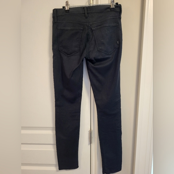 Mother coated black jeggings with sparkle size 26 - Picture 3 of 5